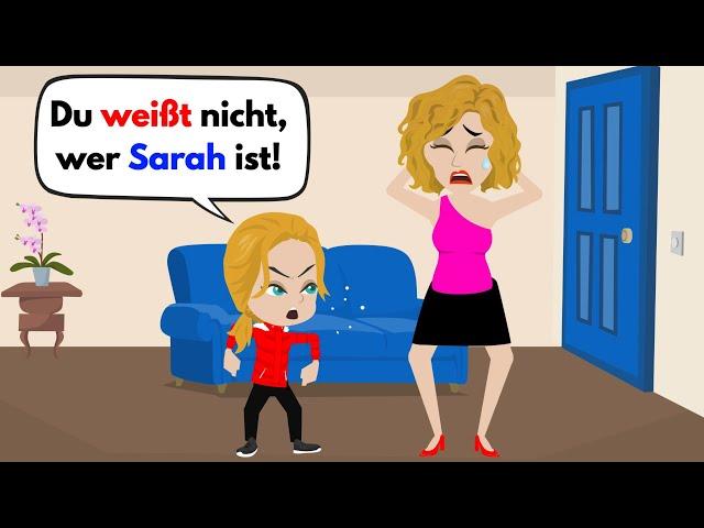 Learn German | Sarah teaches the babysitter a hard lesson