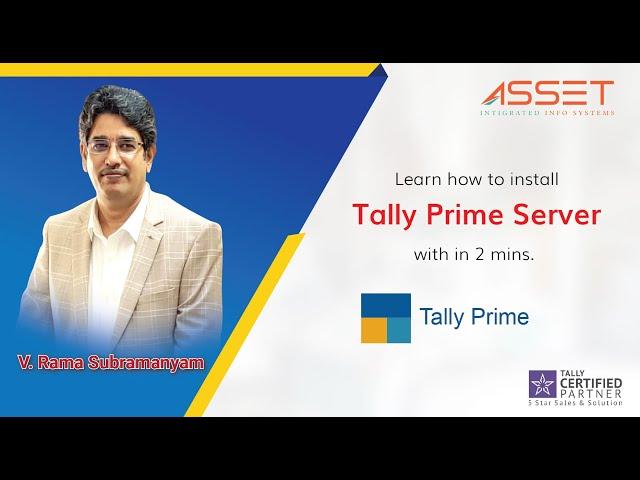 How to Install Setup Tallyprime Server