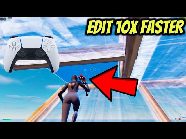 How To ACTUALLY EDIT FASTER On Controller (Best Settings, Tutorial + Tips and Secrets)