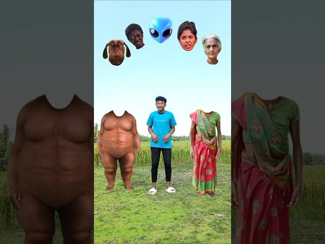 Fat dog vs old buddhi correct head matching vfx magic video