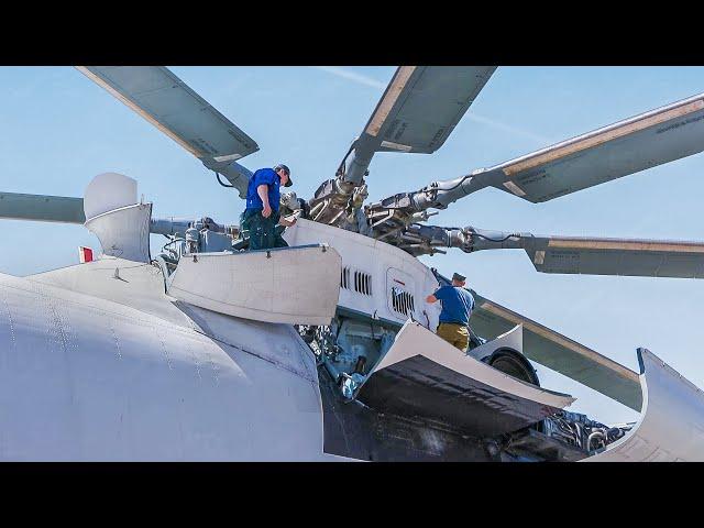 Crazy Process of Starting the World’s Biggest Helicopter Ever Produced