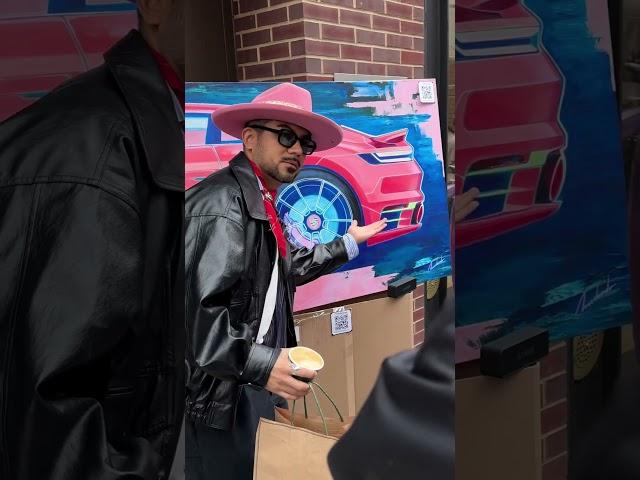 “Artist’s life in NYC”,@LeicaCameraGlobal &@Porsche #artistlifestyle #oilpaint #carslovers #nycart