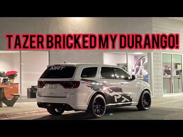 The TAZER bricked my Durango SRT with the new PIN feature... let me explain what happened...