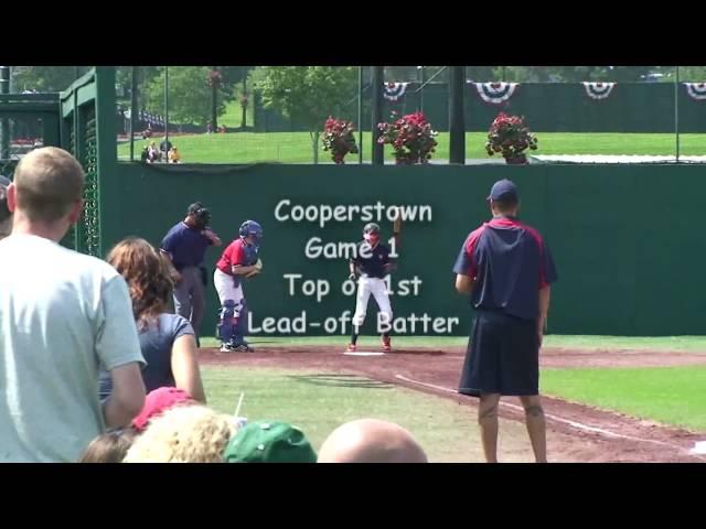Bryan Baugh - Cooperstown Lead-Off Home Run