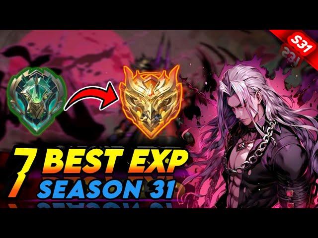 7 BEST EXP LANE HEROES 2024 (SEASON 31) | Mobile Legends Tier List