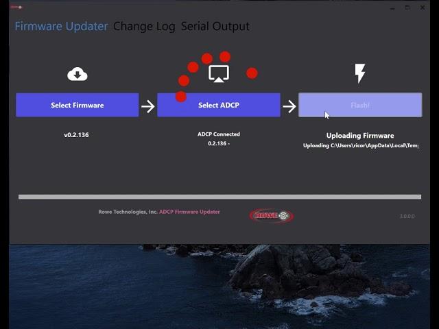 Rowe Technologies, Inc. Upload ADCP Firmware - Ethernet