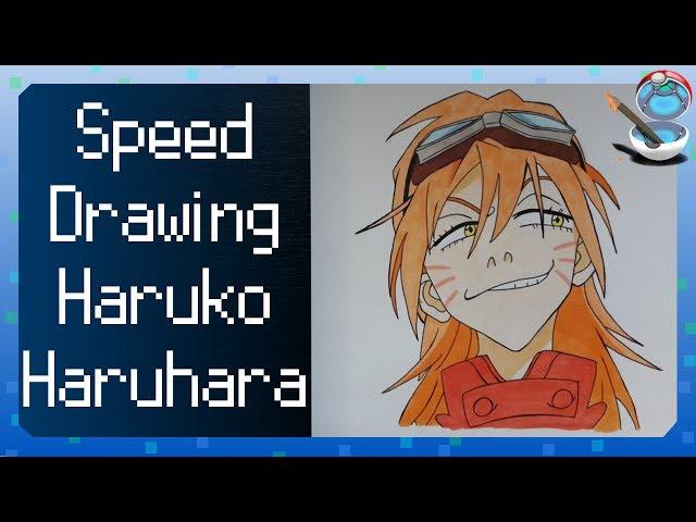 Haruko Haruhara (Speed drawing #23)