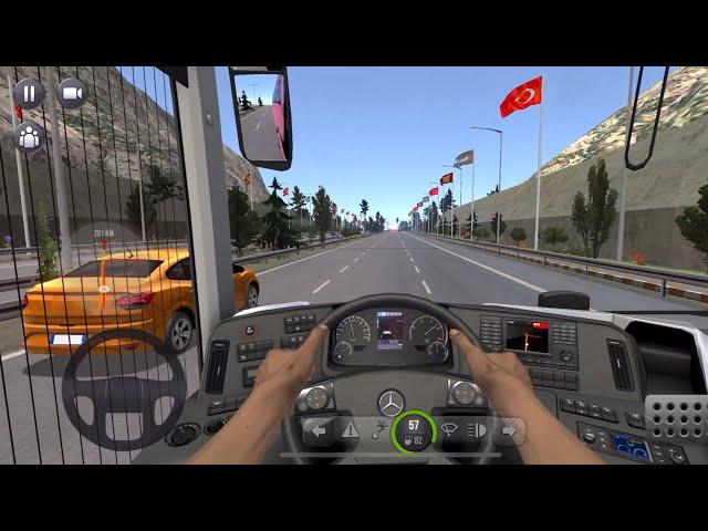 New route Realistic Turkey  best experience driving with nice view | bus simulator ultimate