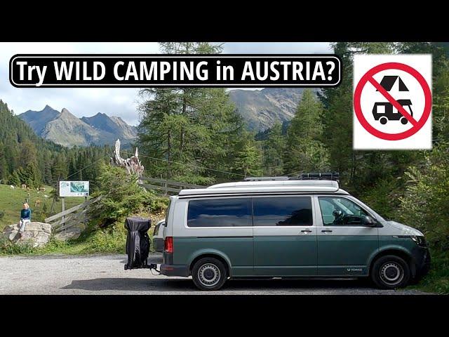 CAMPING WILD in AUSTRIA, good idea? | Relocate the VAN | VANLIFE Europe Vlog 33