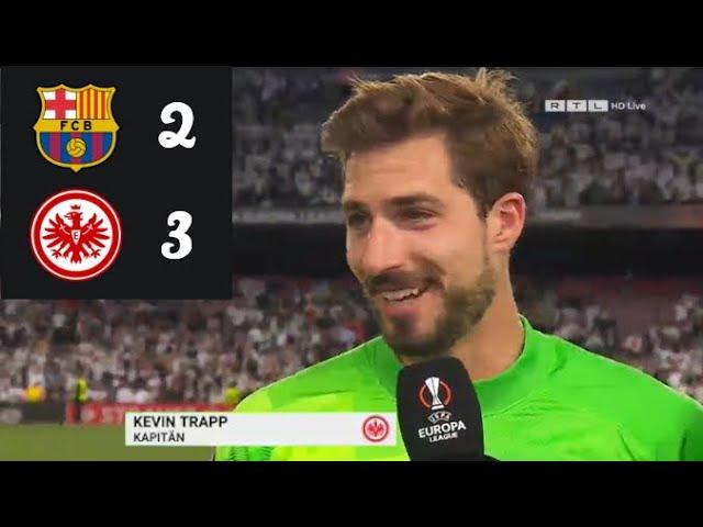 Interview - Kevin Trapp nach der Sensation I FC Barcelona - SGE I 2:3