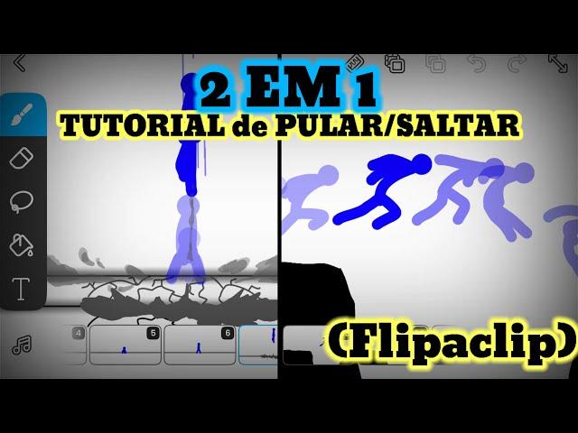 TUTORIAL de PULAR/SALTAR simples (FlipaClip)