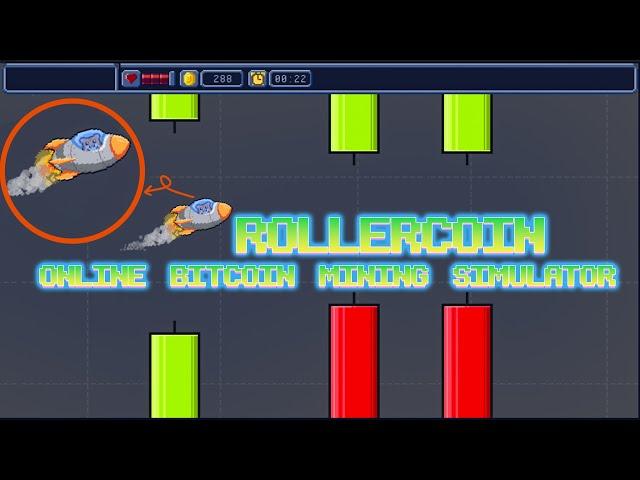 Flappy Rocket Game in Rollercoin #shortvideo