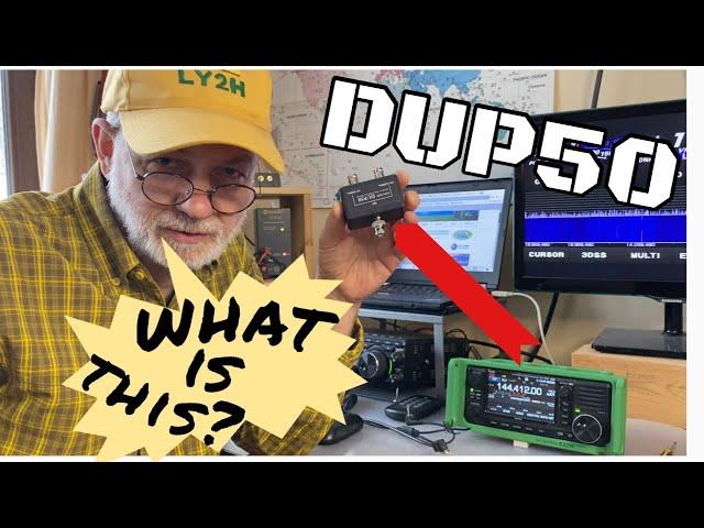 DUP50 for IC-705 review test and duplexer vs diplexer discussion.