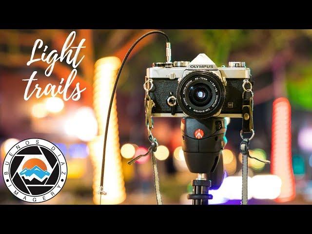 Film Photography Tips || Shooting Long Exposure Light Trails On Olympus OM1