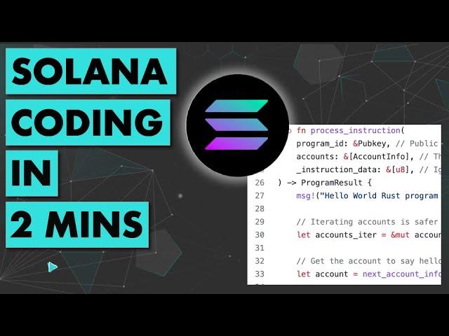 Code a Solana smart contract in 2 mins