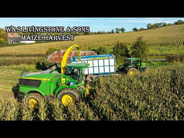 John Deere 9900i Maize Harvest Northern Ireland | W&S Livingstone