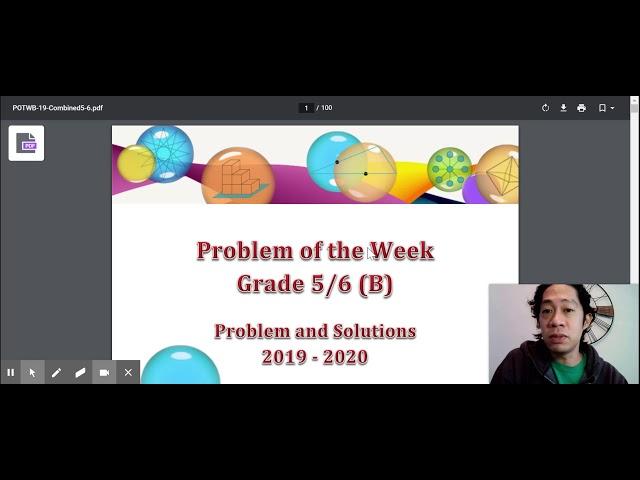 Tutorial CEMC - Problem of the Week - University of Waterloo