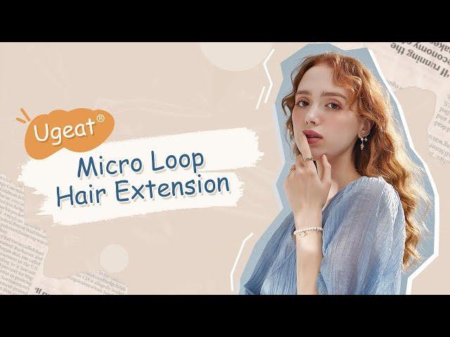 Ugeat micro loop hair extension