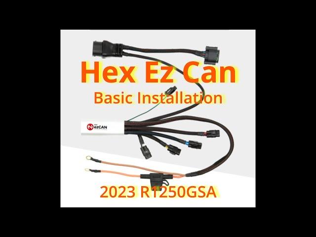 Hex EzCan Install on 2023GSA