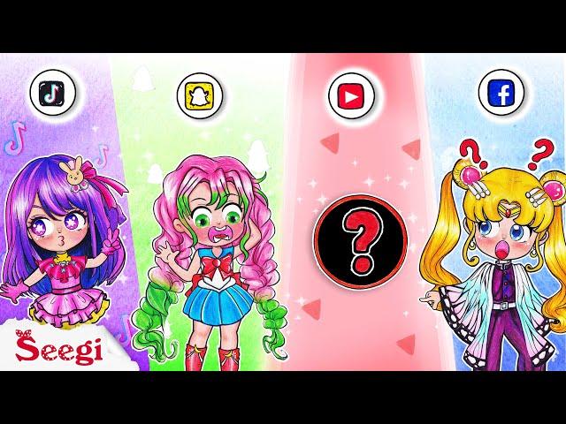 Social Trend Princess: Body Swap - Dress The Princess | Seegi Nursery Rhymes & Kids Songs