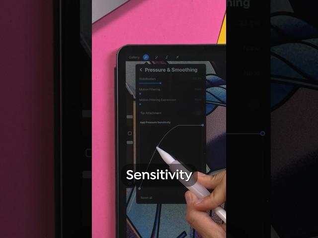 Shaky Lines in Procreate? Here’s a fix️ #procreatetutorials#procreatetrick #procreate #arte