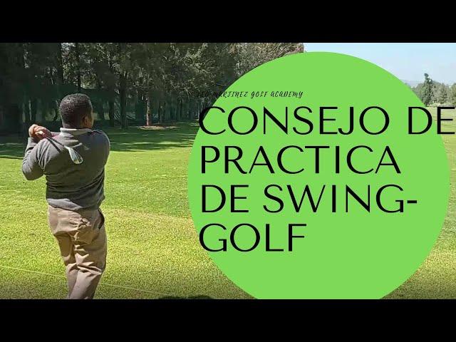 A LA PERFECCIÓN CON LEO CONSEJO DE PRACTICA DE SWING-GOLF#golftips