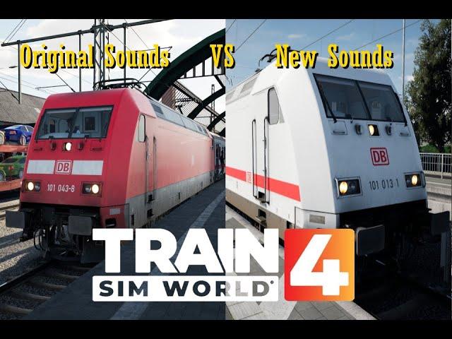 Train Sim World 4: Original DB BR 101 vs Expert DB BR 101 Sound Comparison