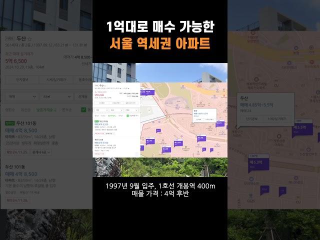 1호선 2호선 3호선 저평가된 서울 역세권 아파트 l 2030 내집마련 #shorts