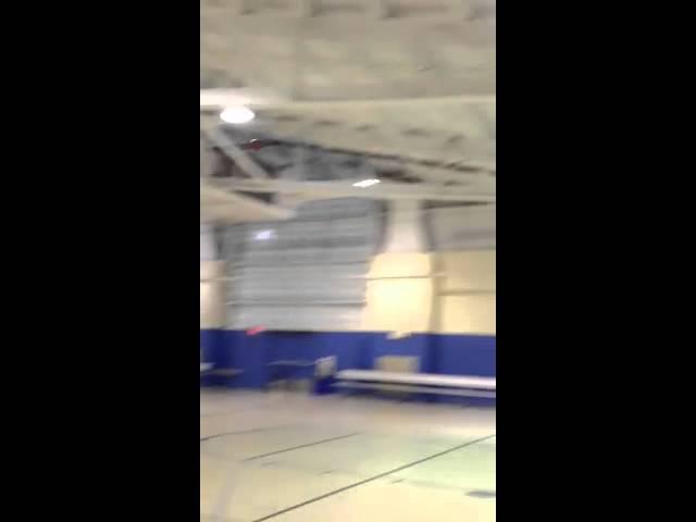 Amazing half court shot