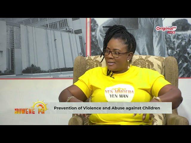 Prevention of Violence and Abuse against Children with Lady Nancy Abena Osekua Aboagye | #AdwenePa