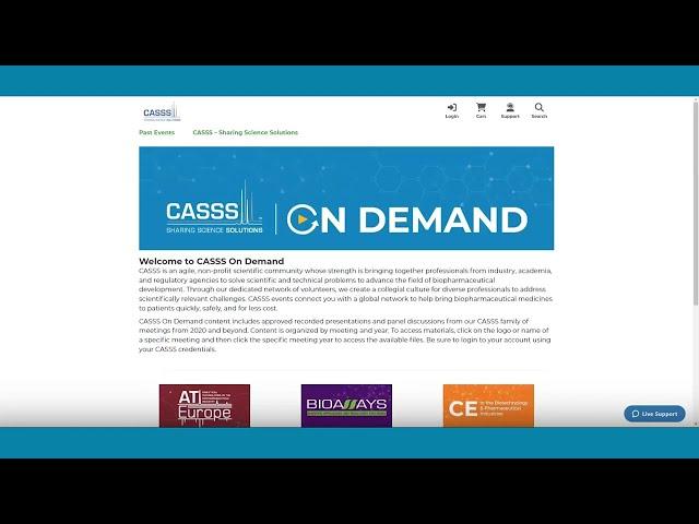 How to Use CASSS On Demand