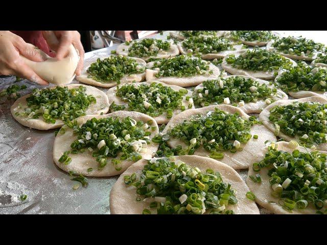 Chinese beef pie,Chinese pork pie ,Scallion Pancake/蔥油餅 -Taiwan Street Food