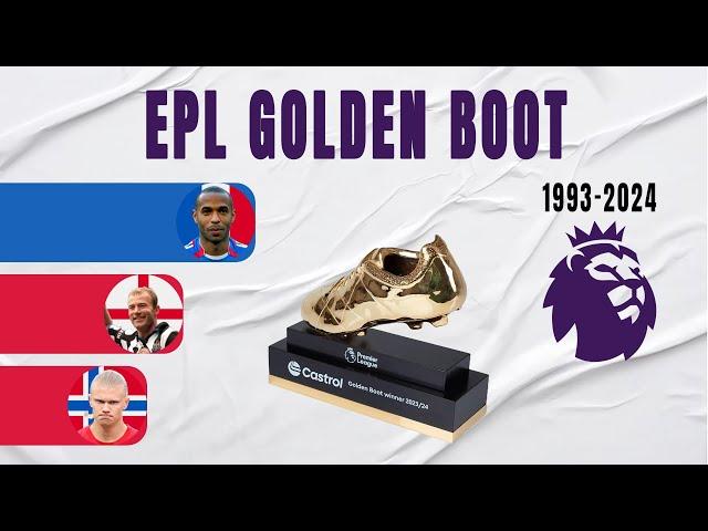 Premier League Golden Boot All Winners (1993-2024) | EPL Top Scorers