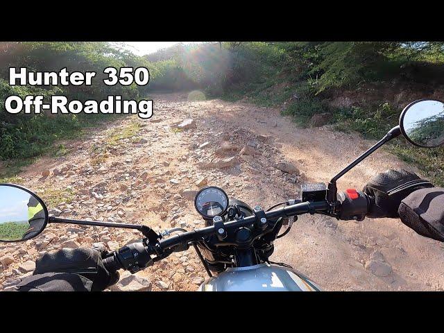 Royal Enfield Hunter 350 Off Roading Test l Aayush ssm