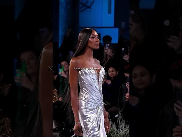 runway queen Naomi Campbell for Celia Kritharioti 2024 | #naomicampbell #fashion