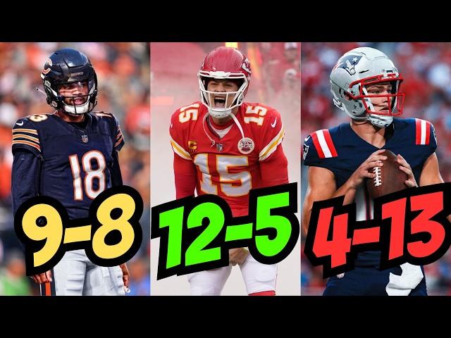 Predicting the ENTIRE 2024/25 NFL Season: Team Records/Awards/Playoffs