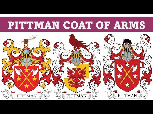 Pittman Coat of Arms & Family Crest - Symbols, Bearers, History