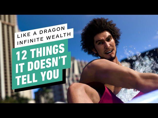 Like a Dragon: Infinite Wealth - 12 Things It Doesn't Tell You