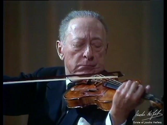 Jascha Heifetz - Daisies (Rachmaninoff)