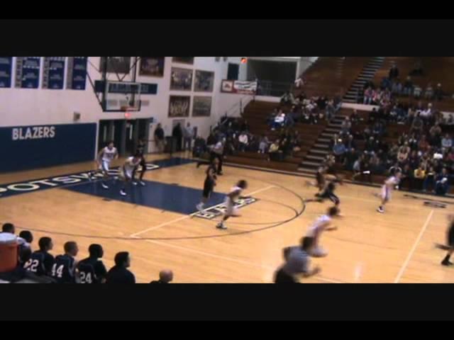 Seth Kardos dunk vs Spotswood 2011 Basketball