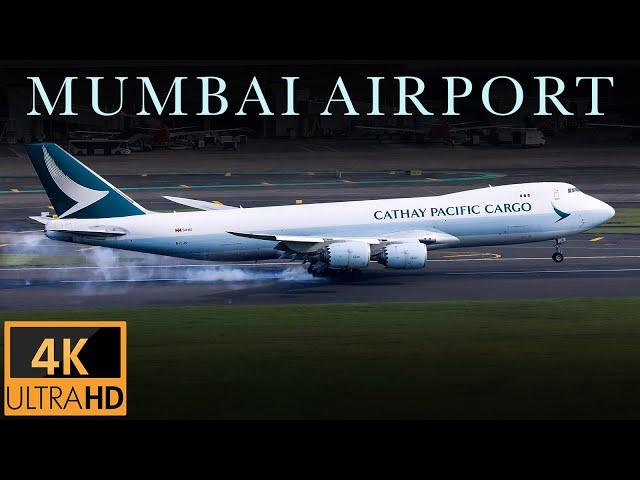 Mumbai Airport | Runway 09 | Plane Spotting | MEGA Compilation [4K]