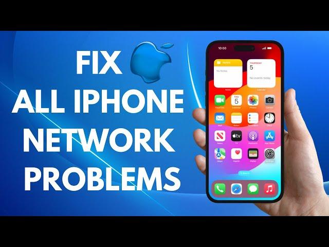 How to fix network problems on iPhone, all iPhone models