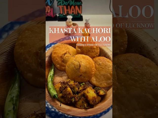Crispy Khatsa Dal Kachori with Chatpata Aloo Sabzi | Must-Try Indian Snack! #shorts #kachori