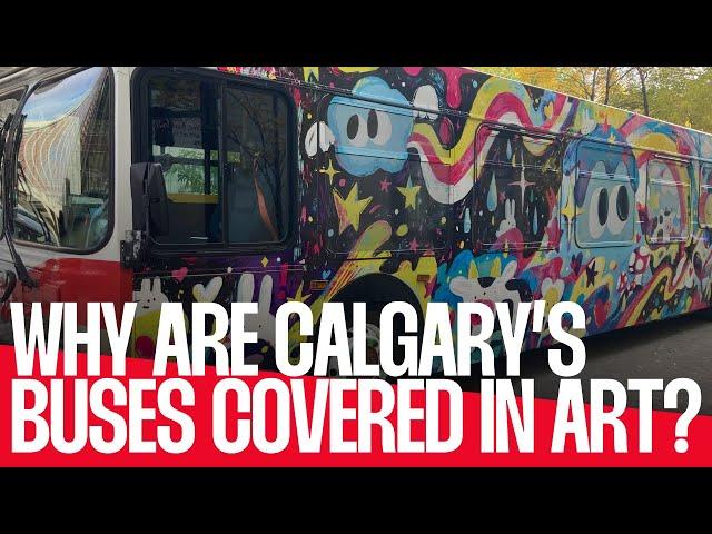 Whimsy on Wheels | Art Buses of Calgary Transit