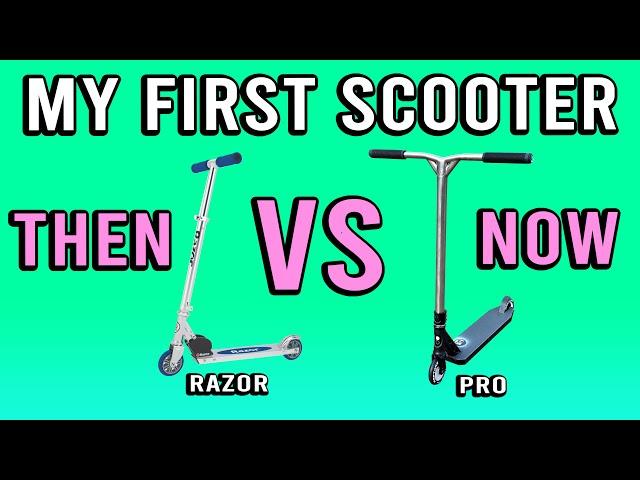 RAZOR SCOOTER VS PRO SCOOTER | My First Scooter