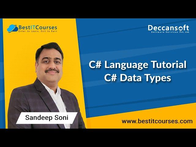 C# Language Tutorial | C# Data Types | C# Full Course by Sandeep Soni