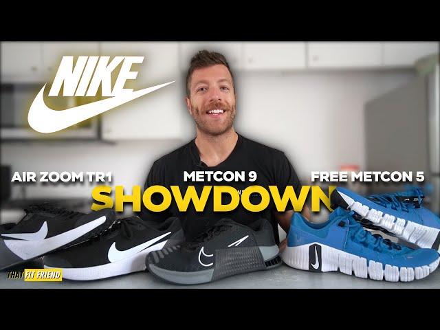 NIKE SHOWDOWN | Metcon 9 vs Free Metcon 5 vs Air Zoom TR 1