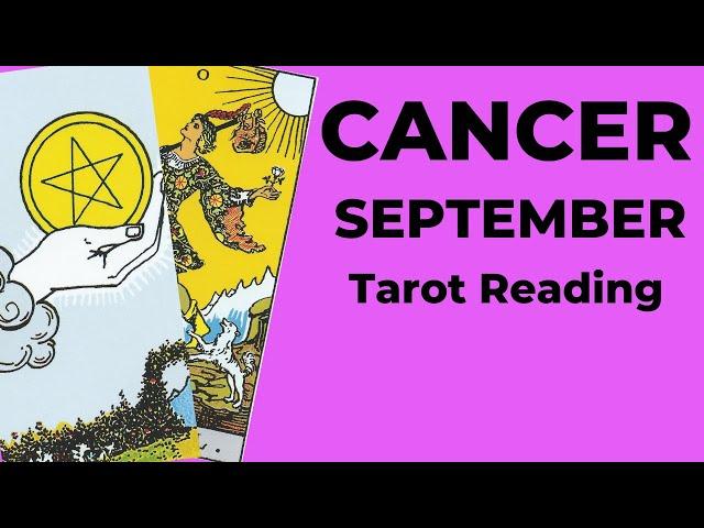 Cancer: Spotlight Is On You A Huge Shift Has Everyone Talking! September 2024 Monthly Tarot Reading