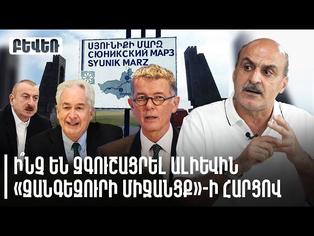 Ի՞նչ են զգուշացրել Ալիևին «Զանգեզուրի միջանցք»-ի հարցով. Վահե Գասպարյան