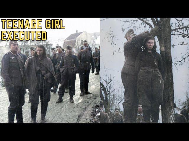 The Execution Of Lepa Radic - The Teenage Girl Hanged By German Soldiers